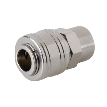 Silverline Euro Air Line Female Thread Quick Coupler - 1/4 inch  BSP - Code 238184