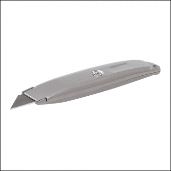 Silverline Retractable Knife - 150mm Silver - Code 240590