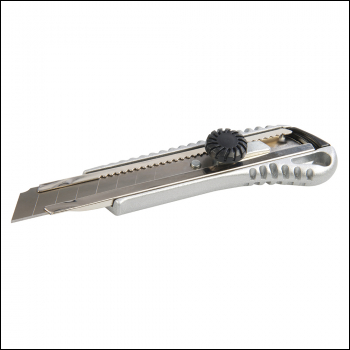 Silverline 18mm Metal Snap-Off Knife - 18mm - Code 244992