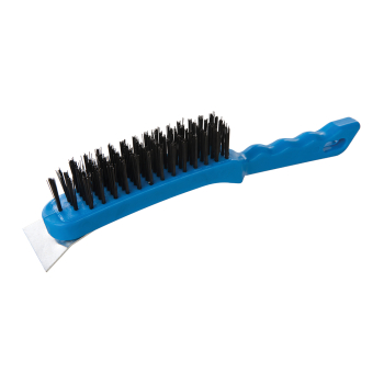 Silverline Steel Wire Brush - 5 Row / Scraper - Code 245007