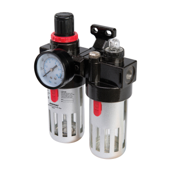 Silverline Air Filter Regulator & Lubricator - 150ml - Code 245014