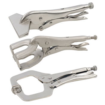 Silverline Welding Clamp Set 3pce - 3pce - Code 245017