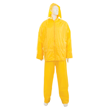 Silverline Rain Suit Yellow 2pce - M 30 inch W (54 - 112cm) - Code 245058