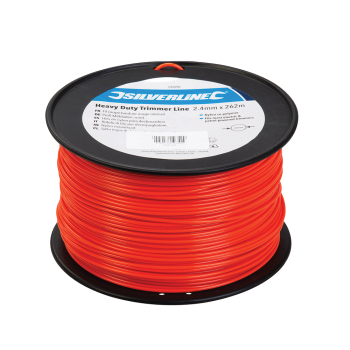 Silverline Heavy Duty Trimmer Line - 2.4mm x 262m - Code 245098