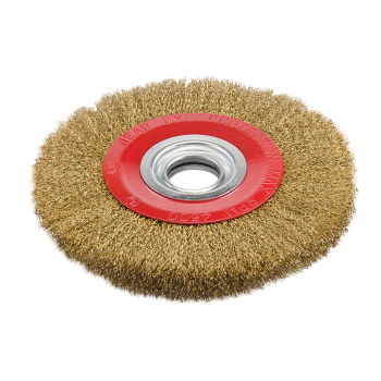 Silverline Brassed Steel Wire Wheel - 200 x 32mm - Code 245128