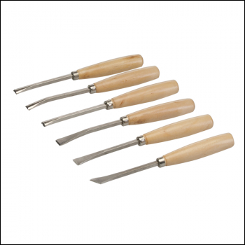 Silverline Carving Chisel Set 6pce - 6pce - Code 250234