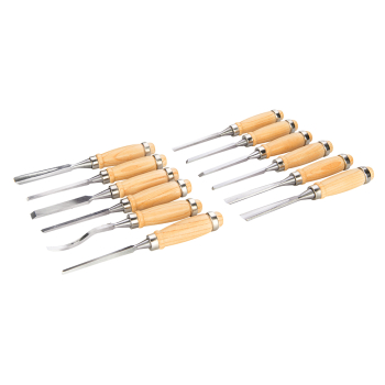 Silverline Wood Carving Set 12pce - 200mm - Code 250241