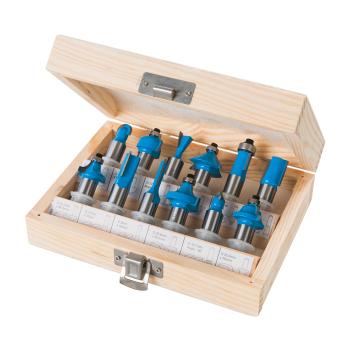 Silverline 12mm TCT Router Bit Set 12pce - 12mm - Code 251591