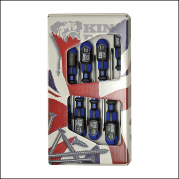 King Dick Super 2000 Screwdriver Set 6pce - Slotted / Phillips - Code 25612