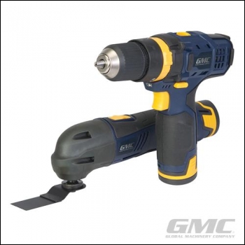 GMC 12V Multi-Tool & Combi Hammer Drill Twin Pack - GTPDDOMT12 - Code 262860