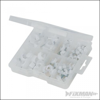 Fixman Cable Clips Pack - 86pce - Code 264401