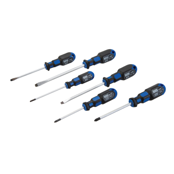 King Dick Screwdriver Set 6pce - Slotted / PZ - Code 26602