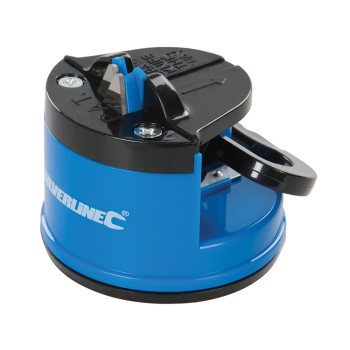 Silverline Knife Sharpener with Suction Base - 60 x 65 x 60mm - Code 270466