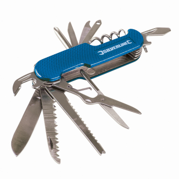 Silverline Pocket Knife 14-Function - 75mm - Code 270627
