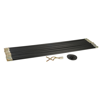 Silverline Drain Rod Set 12pce - 12pce - Code 273193
