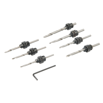 Silverline Drill & Countersink Set 7pce - 3 - 6mm - Code 273222