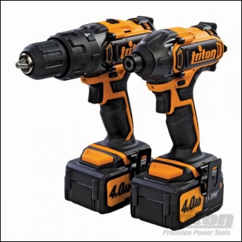 Triton T20 Combi Drill & Impact Driver Twin Pack 20V - T20TP01 4.0Ah - Code 275297