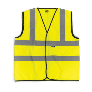 Tough Grit Hi-Vis Vest Yellow - L - Code 275753