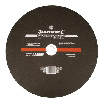 Silverline Heavy Duty Metal Cutting Disc Flat - 355 x 3.2 x 25.4mm - Code 277519