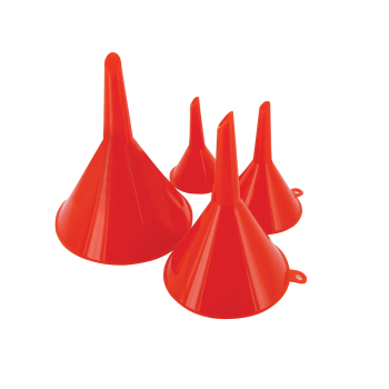 Silverline Funnel Set 4pce - 50, 75, 100 & 120mm - Code 282421