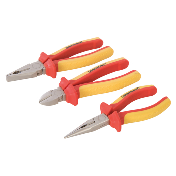 Silverline Expert VDE Pliers Set 3pce - 3pce - Code 282501