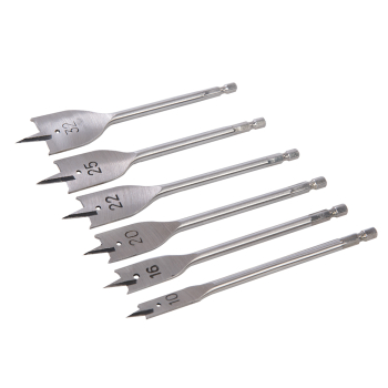 Silverline Flat Bit Set 6pce - 10 - 32mm - Code 282566