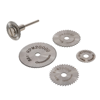 Silverline HSS Saw Disc Set 6pce - 22, 25, 32, 35 & 44mm - Code 289305