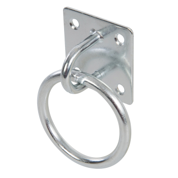 Fixman Chain Plate Electro Galvanised - Ring 50mm x 50mm - Code 302410