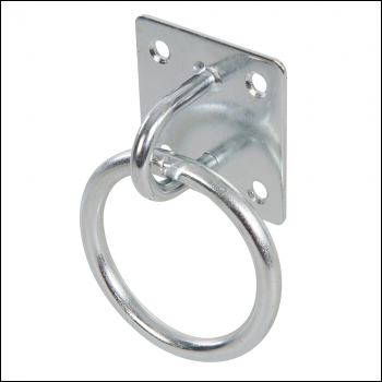 Fixman Chain Plate Electro Galvanised - Ring 50mm x 50mm - Code 302410