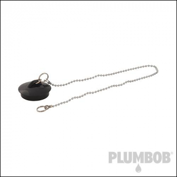 Plumbob PVC Basin Plug & Chain - 1-1/2 inch  - Code 320962