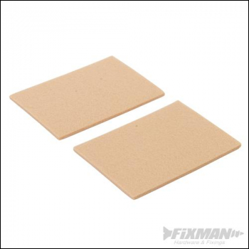 Fixman Self-Adhesive Felt Pad Protectors 2pk - 98 x 65mm - Code 329069