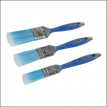 Silverline No-Loss Synthetic Paint Brush Set 3pce - 3pce - Code 344268