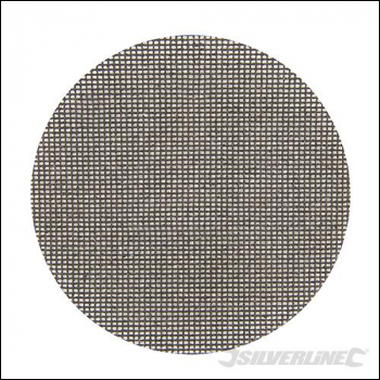 Silverline Hook & Loop Mesh Discs 150mm 10pk - 120 Grit - Code 353774