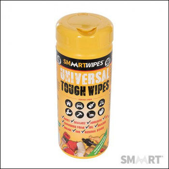 SMAART Universal Tough Wipes 40pk - 40pk Tub - Box of 12 - Code 354794