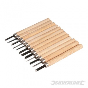 Task 12pce Wood Carving Set Display Box
