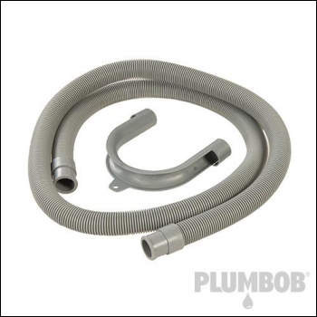 Plumbob Washing Machine Drain Hose - 2.5m x 21mm - Code 355323