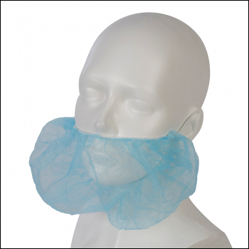 Silverline Disposable Beard Net 100pk - One Size - Code 356861