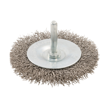 Silverline Rotary Stainless Steel Wire Wheel Brush - 75mm - Code 357148