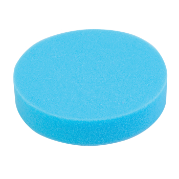 Silverline Hook & Loop Polishing Foam Head - 180mm Medium Blue - Code 357302