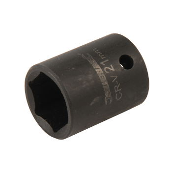 Silverline Impact Socket 1/2 inch  Drive 6pt Metric - 21mm - Code 363656