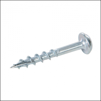 Triton Zinc Pocket-Hole Screws Washer Head Coarse - P/HC 8 x 1-1/4 inch  250pk - Code 364986