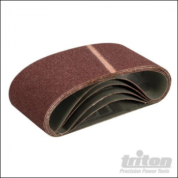 Triton Sanding Belt 100 x 560mm 5pk - 80 Grit - Code 366393