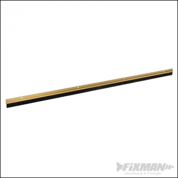Fixman Door Brush Strip 15mm Bristles - 914mm Aluminium - Code 374521