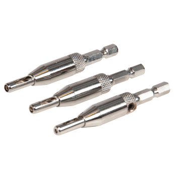 Silverline Hinge Drill Bit Set 3pce - 2, 2.8 & 3.6mm - Code 380647