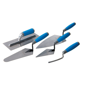 Silverline Soft-Grip Trade Trowel Set 5pce - 5pce - Code 395016