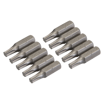 Silverline Trx Cr-V Screwdriver Bits 10pk - T25 - Code 398775