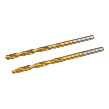 Silverline HSS Titanium-Coated Drill Bits 2pk - 4.0mm - Code 398994