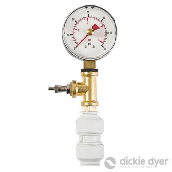 Dickie Dyer Dry Pipe Test Gauge - 0-4bar - Code 403051