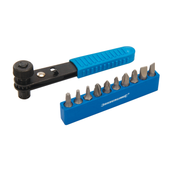 Silverline Offset Ratchet Screwdriver Set 11pce - 11pce - Code 404706