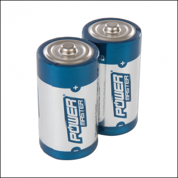 Powermaster C-Type Super Alkaline Battery LR14 2pk - 2pk - Code 408718